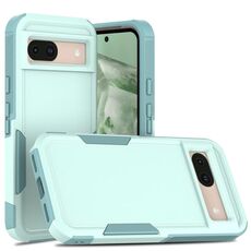 Per Google Pixel 8a 2 in 1 PC + TPU Custodia per telefono (verde chiaro)