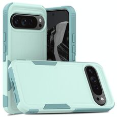 Per Google Pixel 9 Pro XL 2 in 1 PC + TPU Custodia per telefono (verde chiaro)
