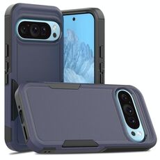 Per Google Pixel 9 / 9 Pro 2 in 1 PC + TPU Custodia per telefono (blu scuro)