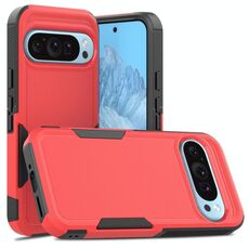 Per Google Pixel 9 / 9 Pro 2 in 1 PC + TPU Custodia per telefono (rosso)