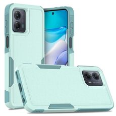 Per Motorola Moto G 5G 2023 2 in 1 PC + Custodia per telefono in TPU (verde chiaro)