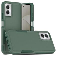 Per Motorola Moto G Power 5G 2024 2 in 1 PC + TPU Custodia per telefono (verde scuro)