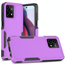 Per Motorola Moto G Stylus 5G 2023 2 in 1 PC + Custodia per telefono in TPU (viola)