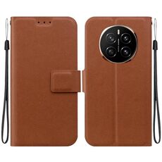 Custodia per telefono in pelle con fibbia magnetica ultra sottile per Honor Magic7 (marrone)