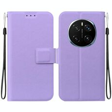 Per Honor Magic7 Pro Custodia per telefono in pelle con fibbia magnetica ultra sottile (viola)