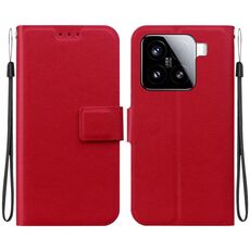 Per Xiaomi 15 Custodia per telefono in pelle con fibbia magnetica ultrasottile (rosso)
