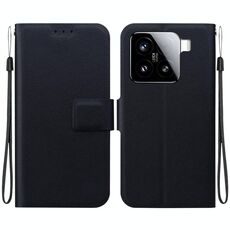 Per Xiaomi 15 Custodia per telefono in pelle con fibbia magnetica ultrasottile (nera)