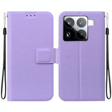 Per Xiaomi 15 Pro Custodia per telefono in pelle con fibbia magnetica ultra sottile (viola)