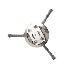 Ruota per diserbo in filo d'acciaio Disco per diserbo in filo ritorto Accessori per lame per tosaerba, specifiche: 3 teste