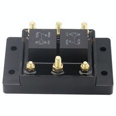 Modulo relè per auto 12V80A Scatola portafusibili impermeabile (nero)
