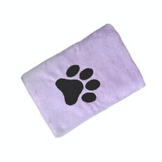 Asciugamano assorbente in microfibra per animali domestici, asciugamano per la pulizia del bagno di cani e gatti, dimensioni: 35x75 cm (viola)