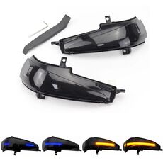 Per Honda Civic MK8 Car Dynamic LED Water Flow Indicatori di direzione Specchietto retrovisore Luci, Colore: Blu Giallo Luce