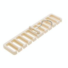 Appendino per cintura, sciarpa, cravatta, portaoggetti per guardaroba, organizer per riporre gli oggetti, dimensioni: grande, bianco