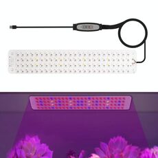 Pannello USB da 5 V per piante, luce intelligente con temporizzazione di oscuramento, LED per la crescita delle piante, dimensioni: 1 testa (spettro completo)