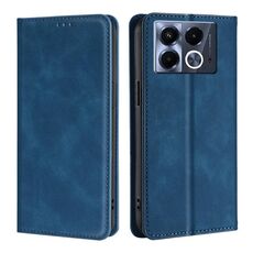 Per Infinix Note 40 5G Custodia in pelle magnetica Skin Feel (blu)