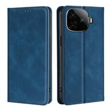 Per vivo iQOO Z9 Turbo Skin Feel Custodia magnetica in pelle per telefono (blu)
