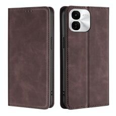 Per vivo iQOO Z9x 5G Custodia in pelle magnetica Skin Feel (marrone scuro)