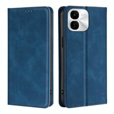 Per vivo iQOO Z9x 5G Custodia magnetica in pelle Skin Feel (blu)