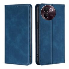 Per vivo V30e 5G Custodia per telefono in pelle magnetica Global Skin Feel (blu)