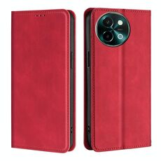 Per vivo Y38 5G / T3x Custodia per telefono in pelle magnetica Global Skin Feel (rosso)