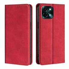 Per vivo Y28 4G Custodia in pelle magnetica Skin Feel (rosso)