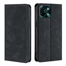 Per vivo Y28 4G Custodia per telefono in pelle magnetica Skin Feel (nero)
