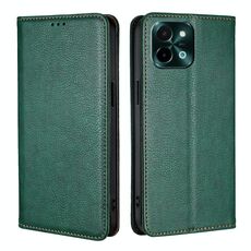 Per vivo Y28 4G Gloss Oil Solid Color Magnetic Leather Phone Case (Verde)