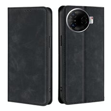 Per Tecno Camon 30 Pro 5G Custodia in pelle magnetica Skin Feel (Nero)