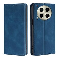 Per Tecno Camon 30 Custodia in pelle magnetica Skin Feel (blu)