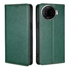 Per Tecno Camon 30 Pro 5G Gloss Oil Solid Color Magnetic Leather Phone Case (Verde)