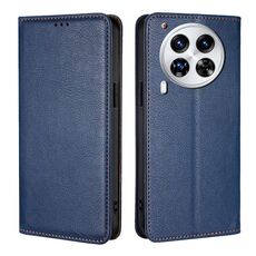 Per Tecno Camon 30 Premier 5G Gloss Oil Solid Color Magnetic Leather Phone Case (Blu)
