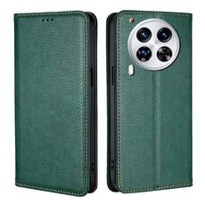 Per Tecno Camon 30 Premier 5G Gloss Oil Solid Color Magnetic Leather Phone Case (Verde)