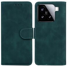 Per Xiaomi 15 Custodia in pelle Flip Skin Feel Pure Color (verde)