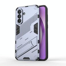 Per Samsung Galaxy A56 5G Punk Armor 2 in 1 PC + TPU Custodia antiurto per telefono con supporto invisibile (grigio)