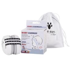 Fascia per capelli tipo sonno insonorizzata antirumore paraorecchie per bambini (bianco + nero)