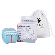 Fascia per capelli tipo sonno insonorizzata antirumore paraorecchie per bambini (blu + blu)