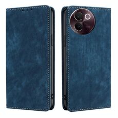 Per vivo V30e 5G Global RFID Anti-theft Brush Custodia magnetica in pelle per telefono (blu)