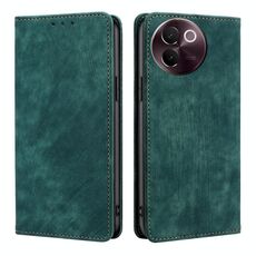 Per vivo V30e 5G Global RFID Anti-theft Brush Custodia magnetica in pelle per telefono (verde)