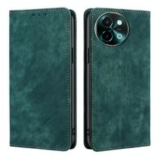 Per vivo Y38 5G / T3x Global RFID Anti-theft Brush Custodia magnetica in pelle per telefono (verde)