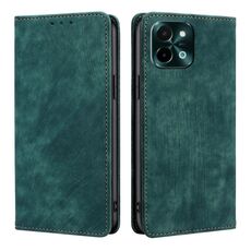 Per vivo Y28 4G RFID Anti-furto Spazzola Magnetico Custodia in Pelle per Telefono (Verde)