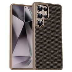 Per Samsung Galaxy S24 Ultra 5G Pita Series TPU + PC Texture Custodia per telefono (oro)