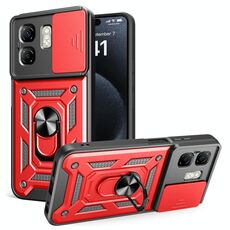Per Infinix Smart 9 / Hot 50i Custodia per fotocamera scorrevole TPU+PC Custodia per telefono (rosso)