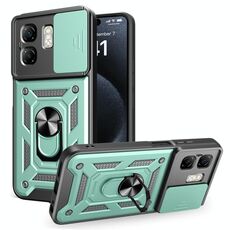 Per Infinix Smart 9 / Hot 50i Custodia per fotocamera scorrevole TPU+PC Custodia per telefono (verde)