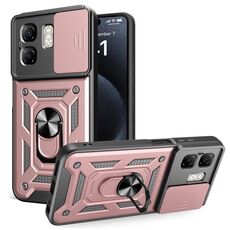 Per Infinix Smart 9 / Hot 50i Custodia per fotocamera scorrevole TPU+PC Custodia per telefono (oro rosa)