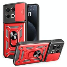 Per Tecno Spark 30 Pro 4G Custodia per fotocamera scorrevole Design TPU+PC Custodia per telefono (rosso)