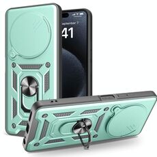 Per Tecno Spark 30 4G Custodia per fotocamera scorrevole in TPU+PC (verde)