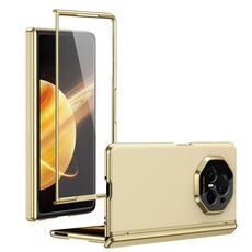 Custodia per telefono For Honor Magic V3 Integrated AG Frosted Vacuum Plating (oro)