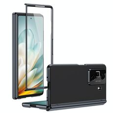 Custodia per telefono For Honor Magic Vs3 Integrated AG Frosted Vacuum Plating (Nero)