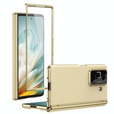 Custodia per telefono For Honor Magic Vs3 Integrated AG Frosted Vacuum Plating (oro)