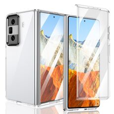 Custodia per telefono cellulare trasparente per PC integrata della serie pieghevole For Honor Magic Vs3 lce (nera)